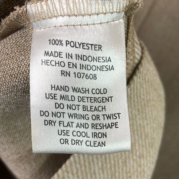 Karin Stevens Dress Cap Sleeve Tan with Zip Pockets Scoop Neck Size 10 - Picture 6 of 8